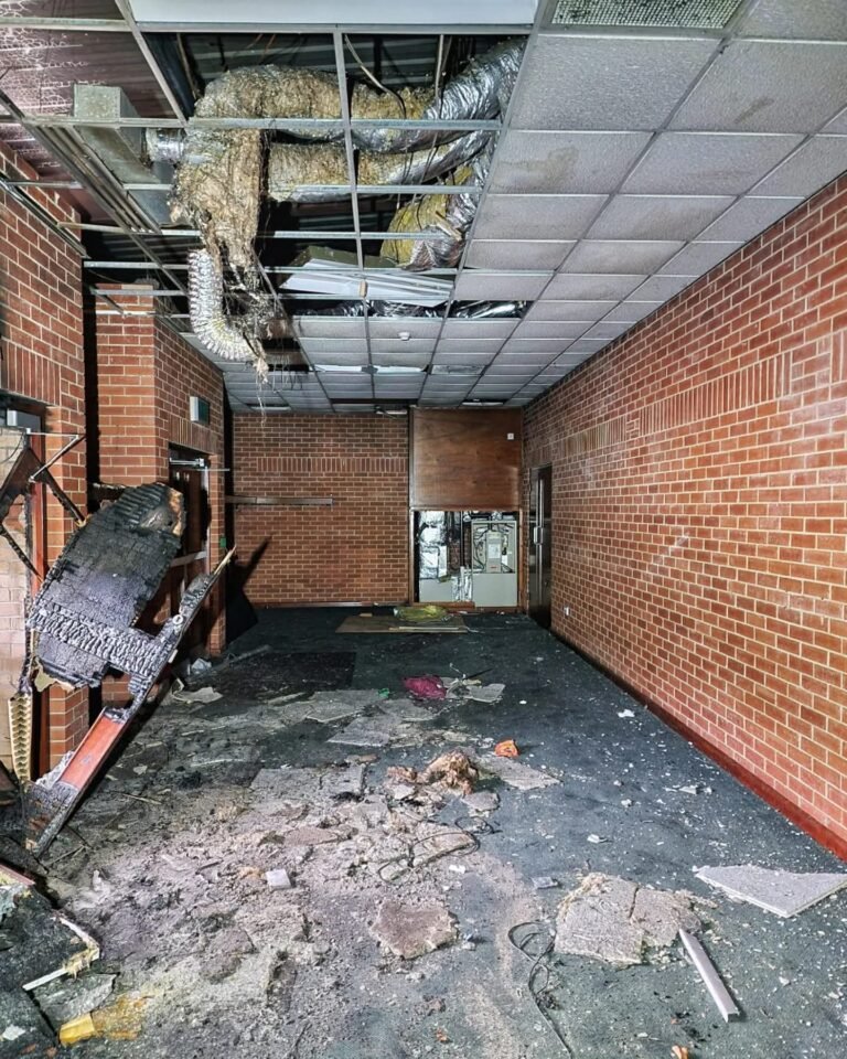 Fire Damaged Building Internal Soft Strip Out Demolition